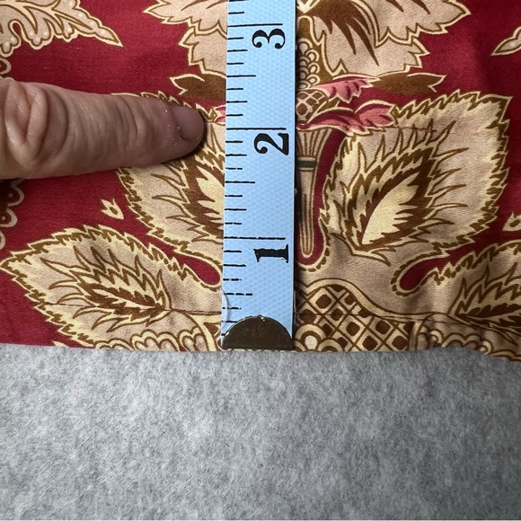 Ralph Lauren Home Jardiniere Paisley Red Sateen Pillow Shams Set of 2 Vintage - Picture 12 of 14